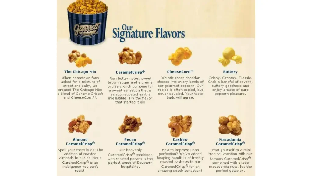 garrett popcorn singapore price list