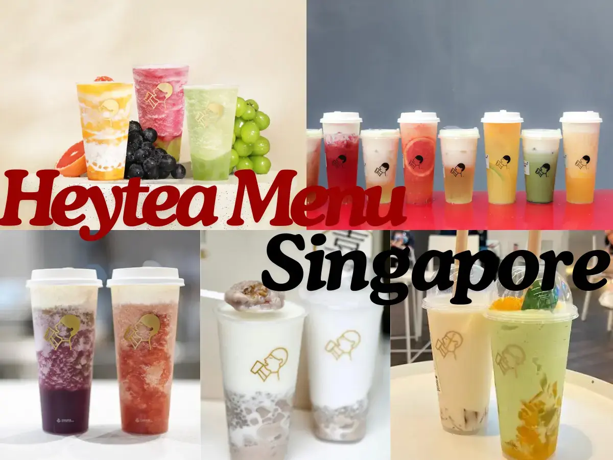 Heytea Menu Singapore with Prices