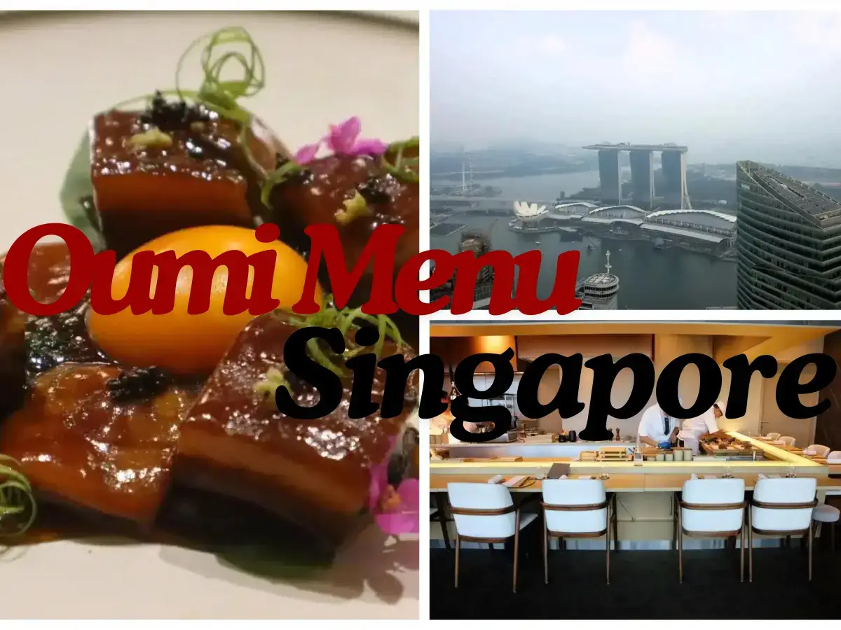 Oumi Menu Singapore with Prices