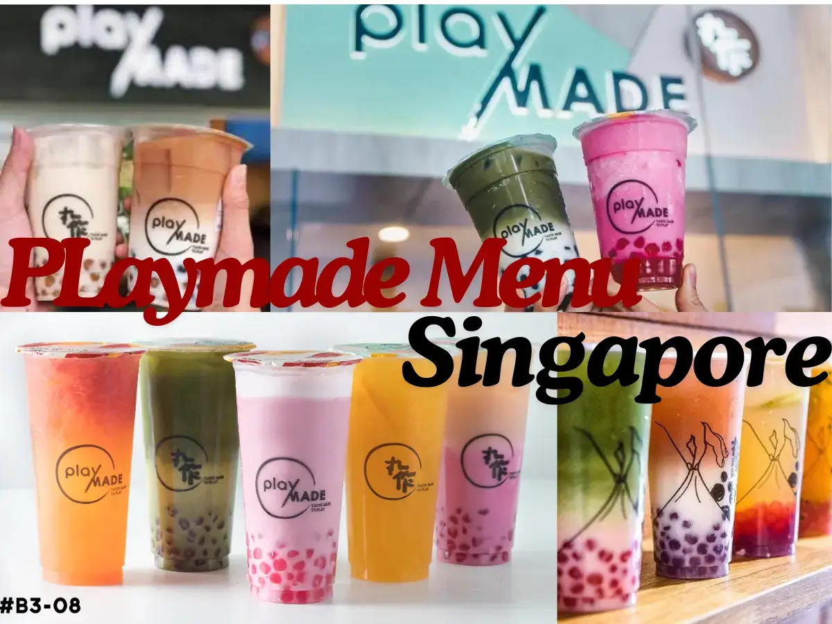 Playmade Menu Singapore