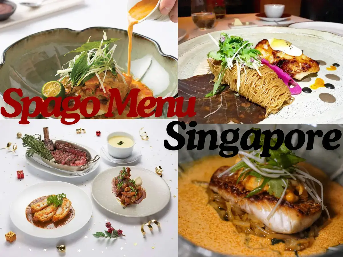 Spago Menu Singapore with prices