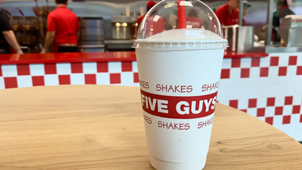 5 guys menu