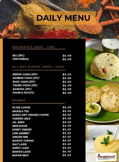Annalakshmi-Daily-Menu-pirces