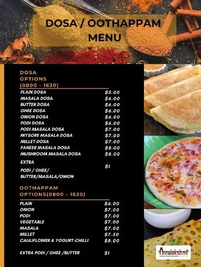 Annalakshmi-Dosa-Oothappam-Menu
