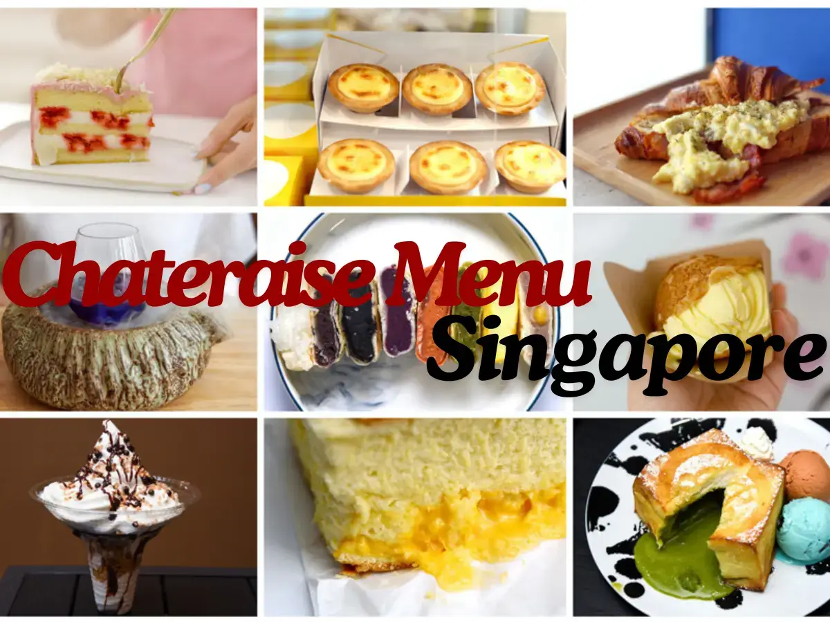 Chateraise Menu Singapore with Prices
