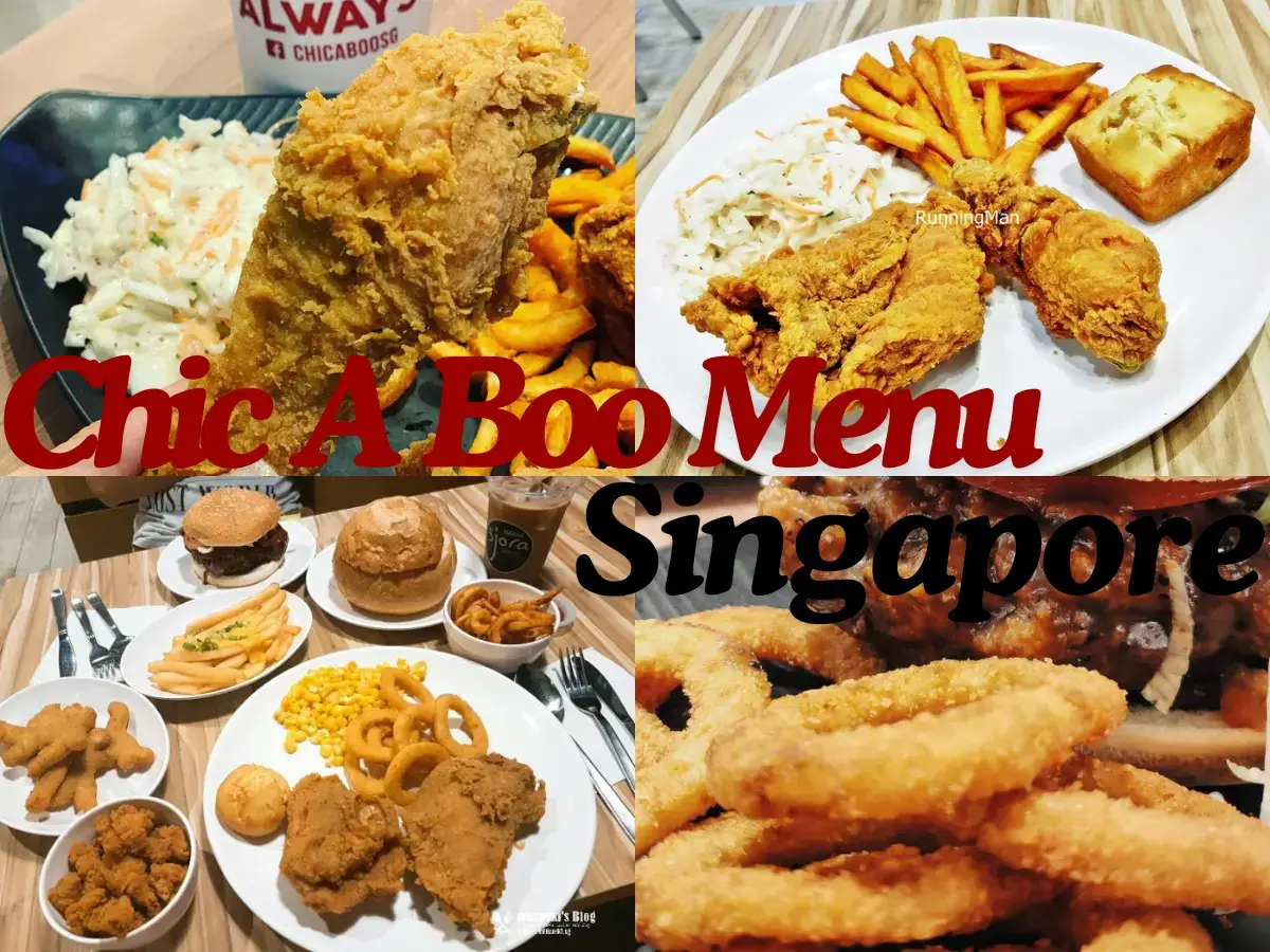 Chic A Boo Menu Singapore with Prices