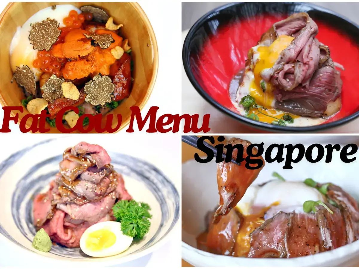 Fat Cow Menu Singapore with Prices