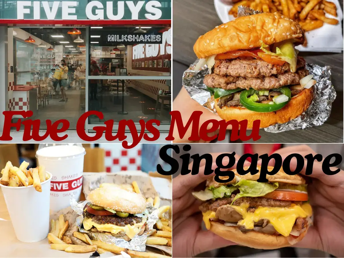 Five Guys Menu Singapore with Prices