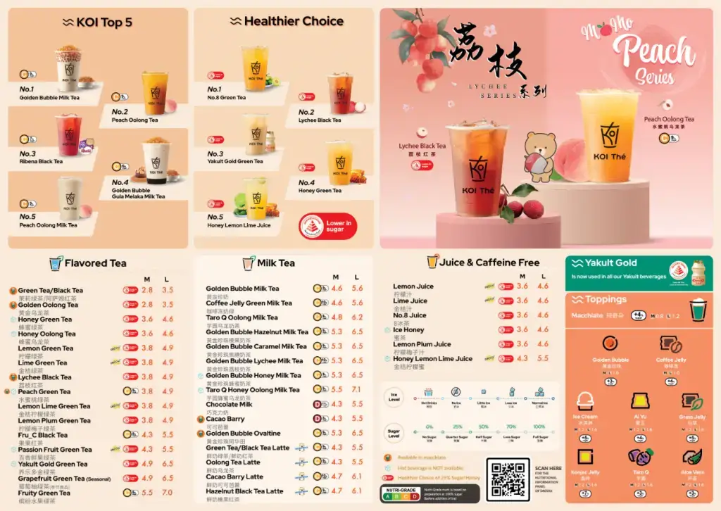 Koi-Menu-teas