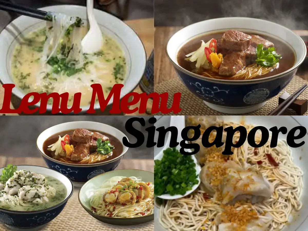 Lenu Menu Singapore with Prices