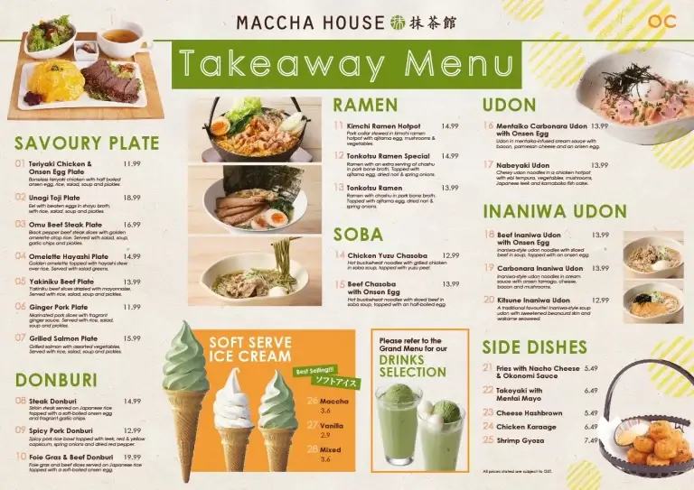 Maccha-House-Takeaway-Menu
