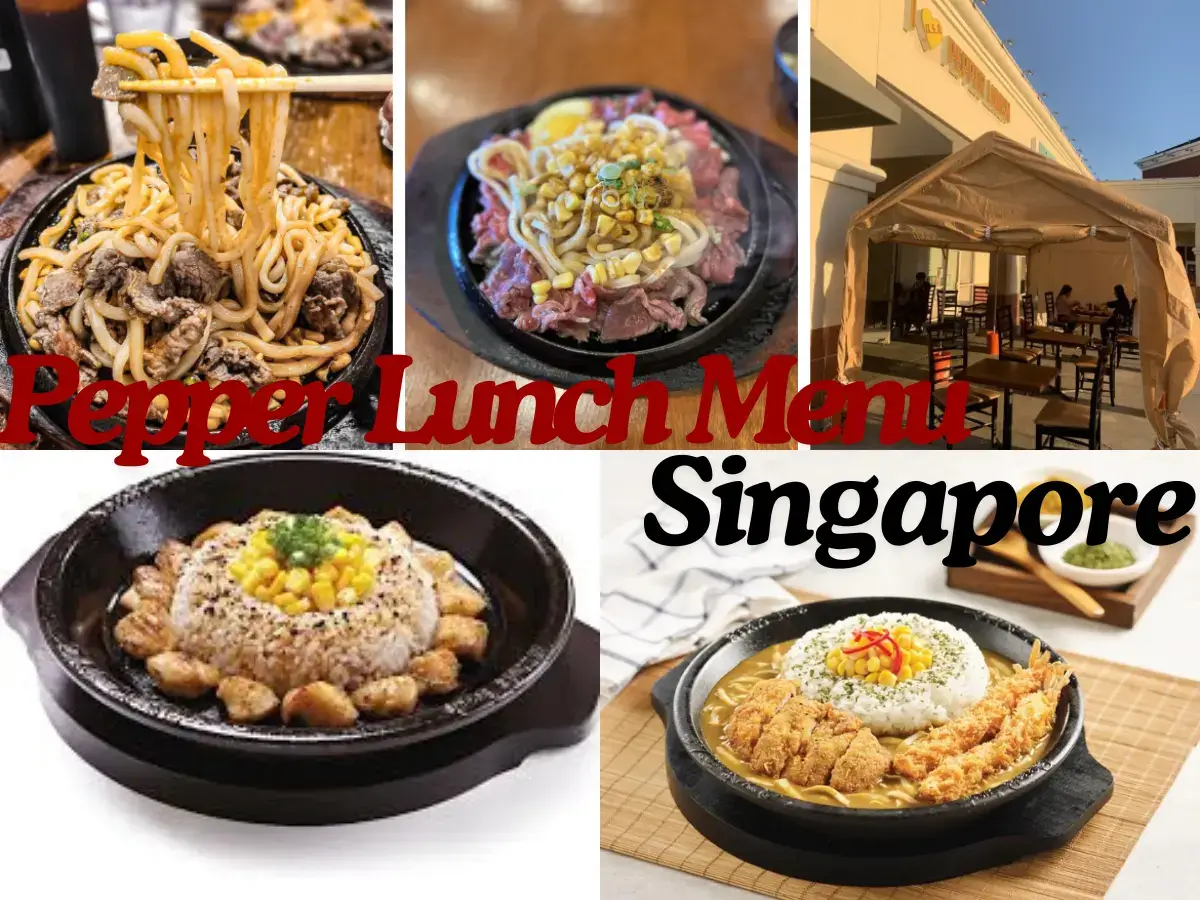 Pepper Lunch Menu with Prices Singapore