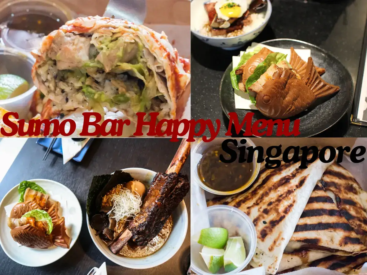 Sumo Bar Happy Menu Singapore with Prices