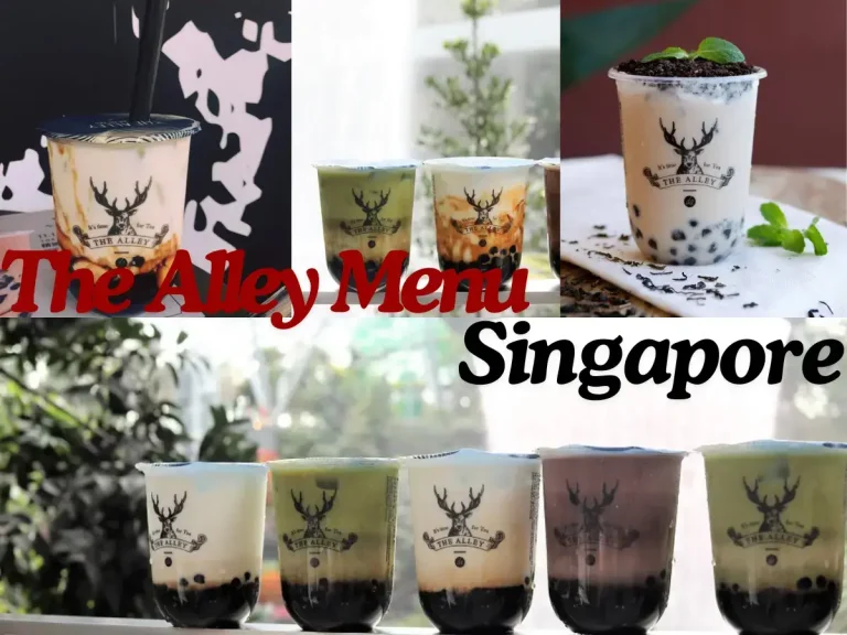 The Alley Menu Singapore with Prices