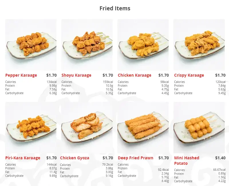 Tori-Q-Fried-Items