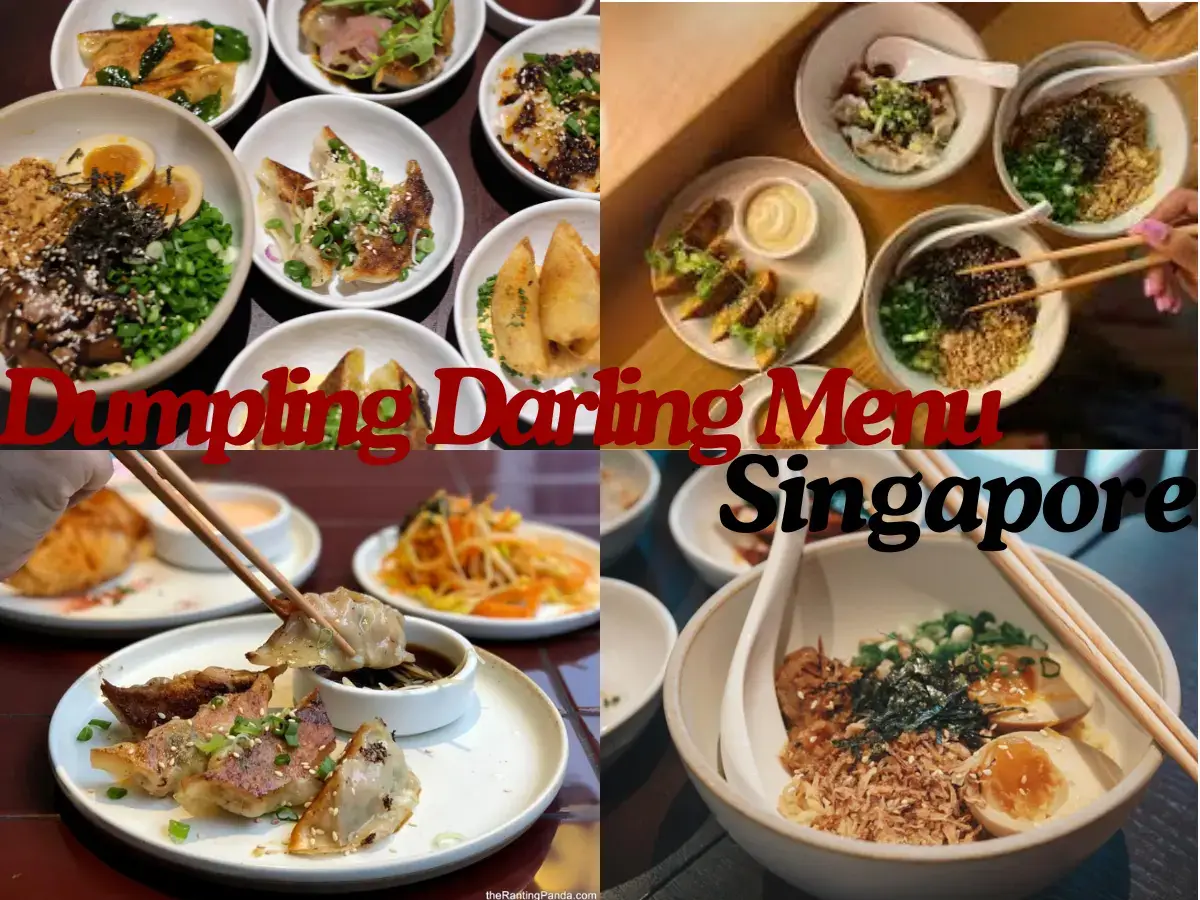 Dumpling Darling Menu Singapore with Prices