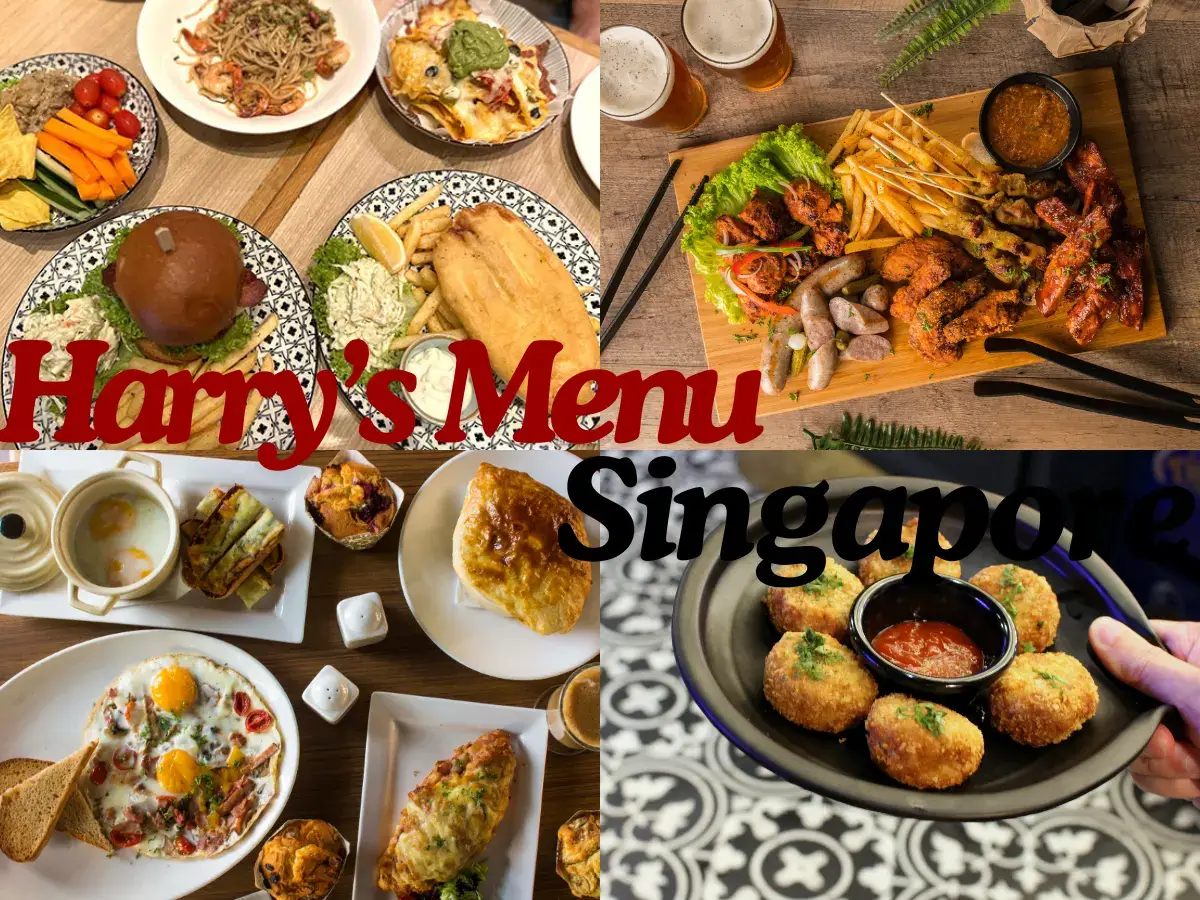 Harry’s Menu Singapore with Prices