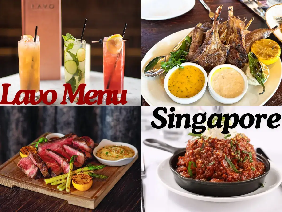 Lavo Menu Singapore with Prices