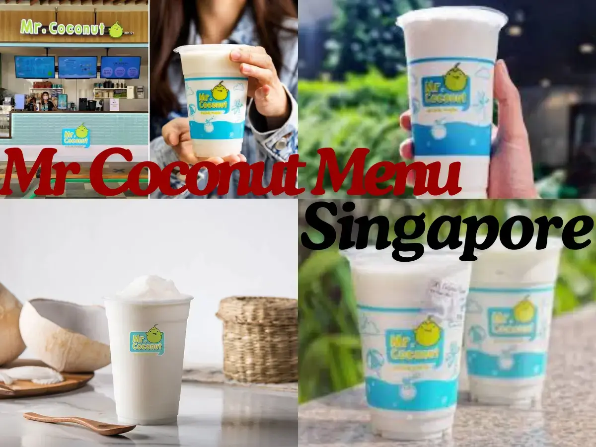 Mr Coconut Menu Singapore with Prices