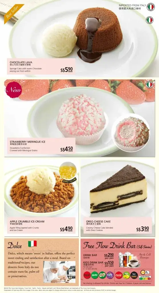 Saizeriya-Desserts