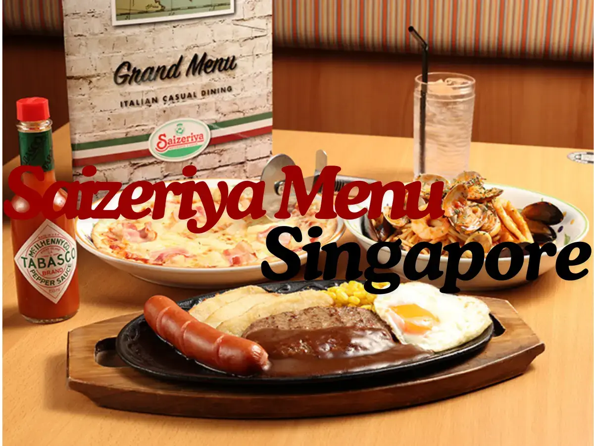 Saizeriya Menu Singapore with Prices