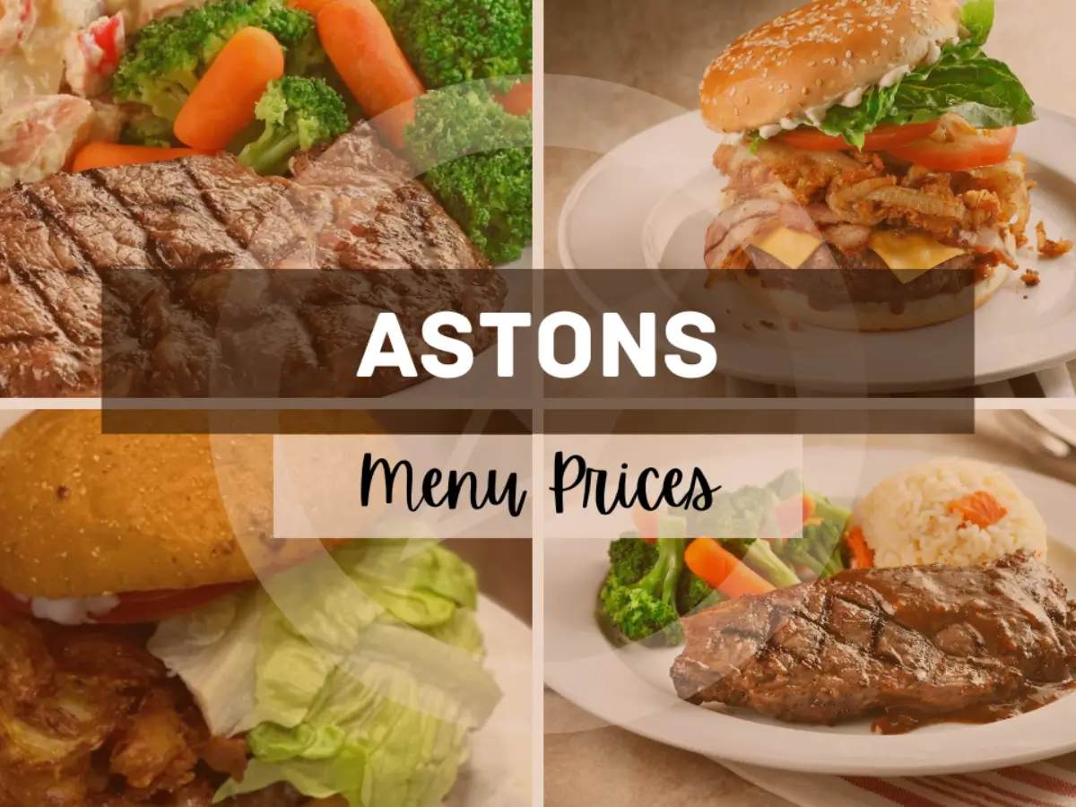 Astons Menu Singapore with Prices