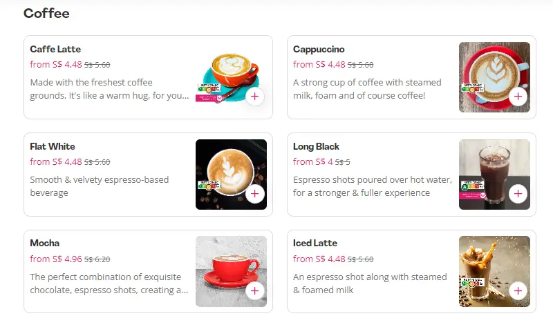 Sun-Ray-Cafe-Coffe-Menu