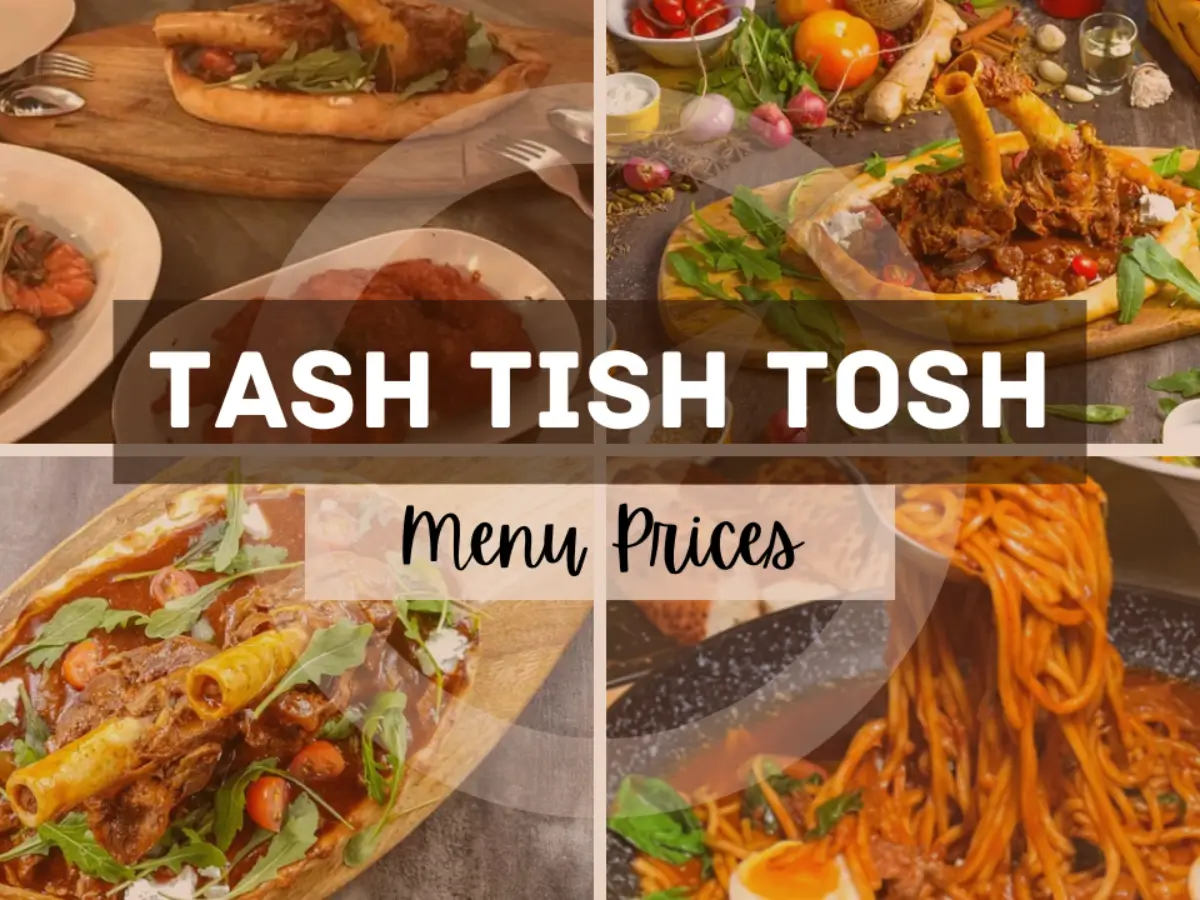 Tash Tish Tosh Menu Singapore with Prices