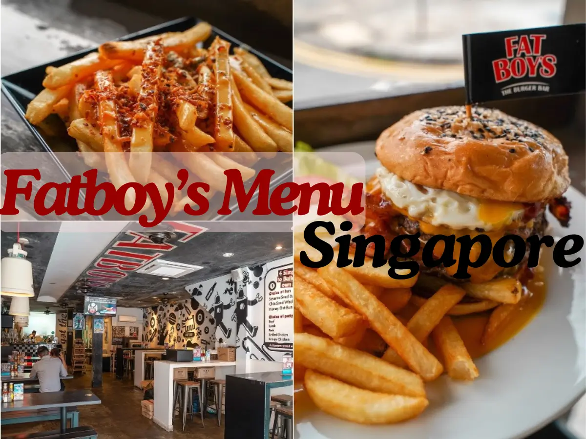 Fatboy’s Menu Singapore with Prices