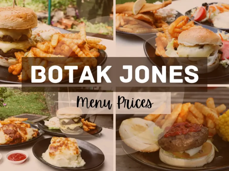 Botak Jones Menu Singapore with Prices