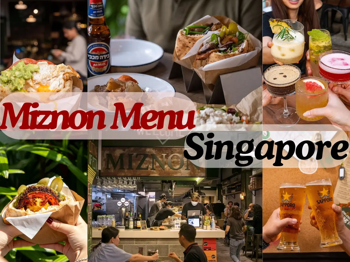 Miznon Menu Singapore with Prices