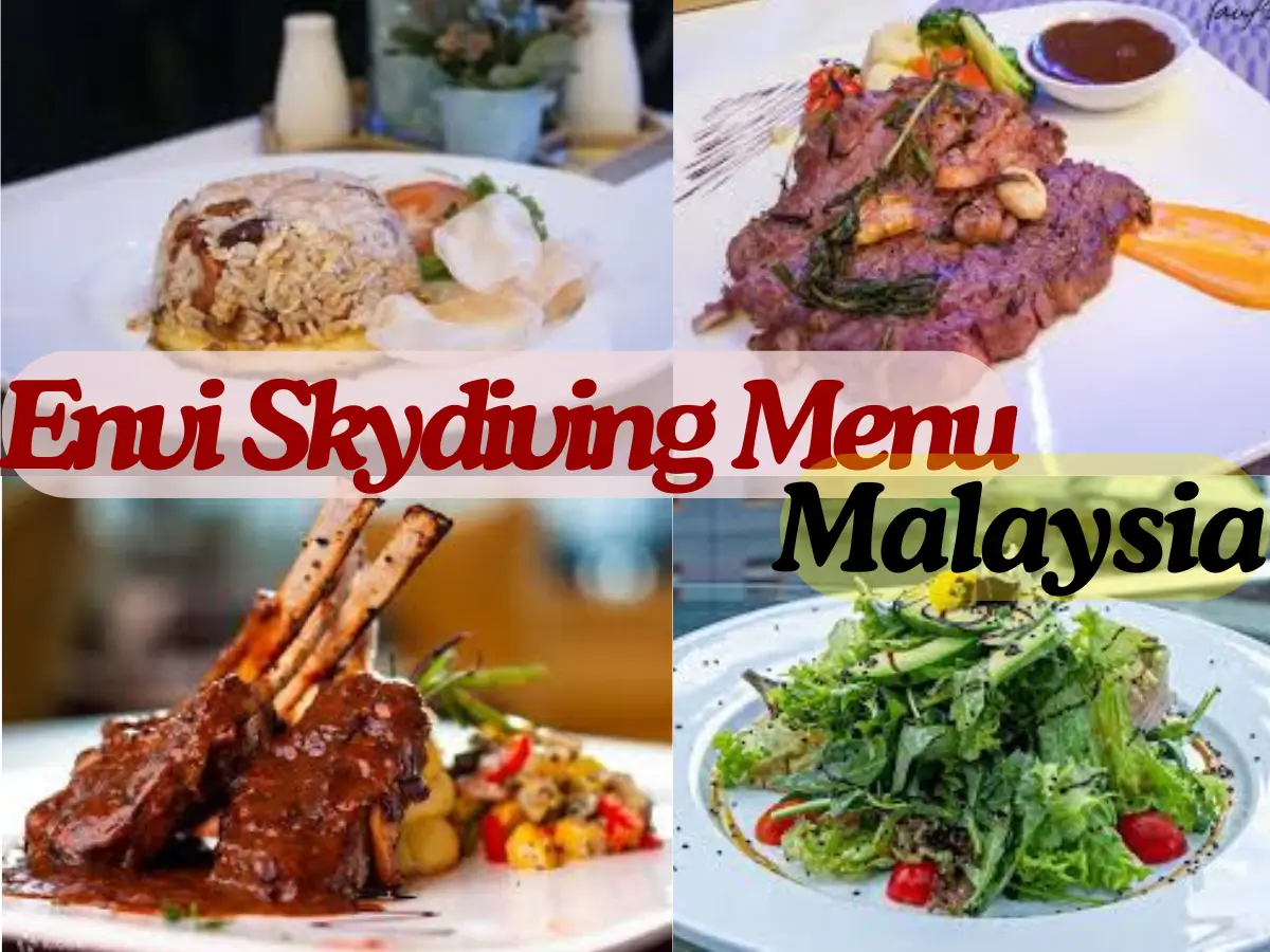 Envi Skydiving Menu Malaysia with Prices